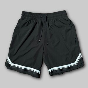 Black Athletic Men's Shorts